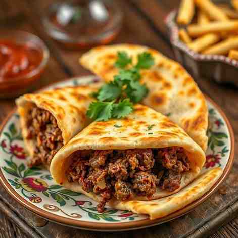 Hawawshi Recipe - Crispy Meat-Stuffed Pita Pockets